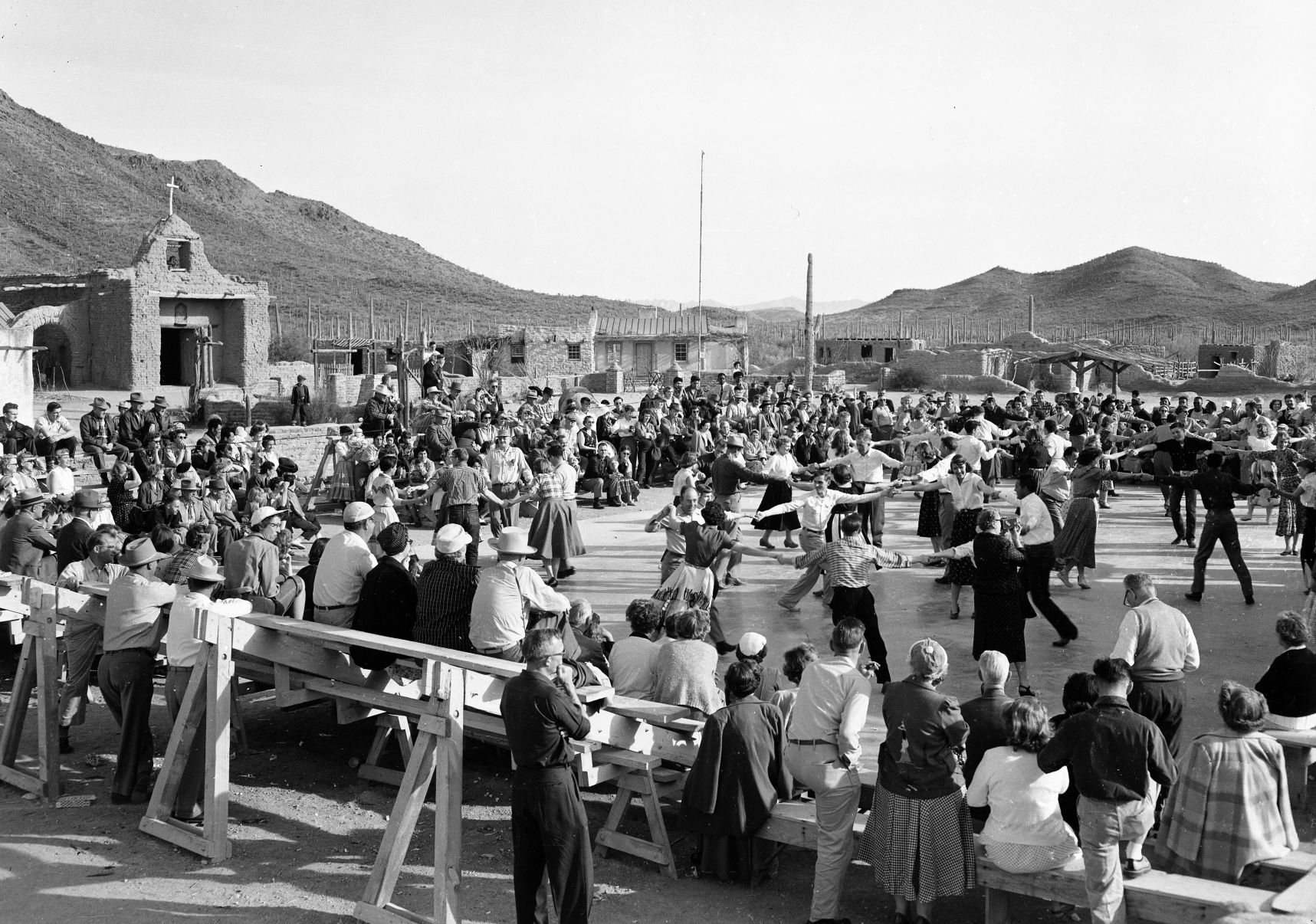 Old Tucson Fiesta in 1955